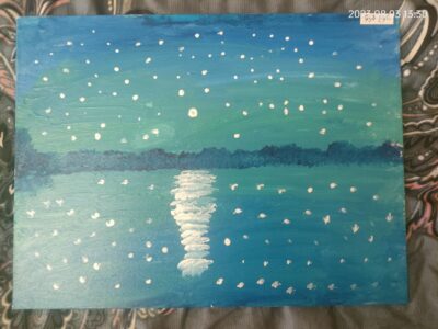 Продаю картина «Ночное небо над морем»